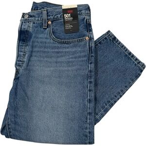 Levi's 501 Jeans 33 x 26‎ Classic Indigo Straight NEW